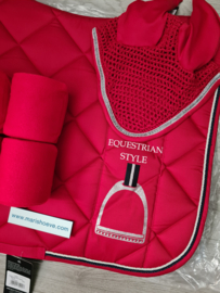 Luxe voordeel set Equine Sports Rood Bandage!