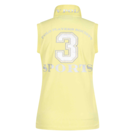 Polo shirt mouwloos Favouritas- Lemonade