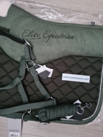 Zadeldek -Glorenza Silicone-donkergroen MET GRATIS HALSTERSET!