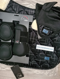 Luxe voordeel set Port royal zwart beschermers Pony!