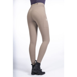 Rijleggings -Lavender Bay- Silicoonzit- Taupe