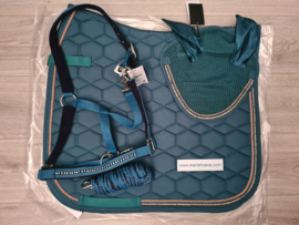 Luxe Voordeel Set Glamour Style Petrol Flex  M Rose full GRATIS HALSTERSET!!