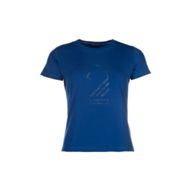 T-shirt -Amalfi Horse Head-Kobalt