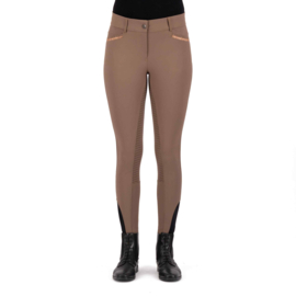 Riding breeches IRHEl Capone high waist winterwarm FullGrip- Macciato