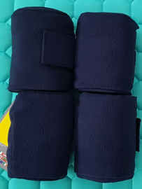 Fleecebandages in tas  Donker Blauw