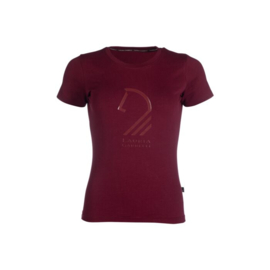 T-shirt -Amalfi Horse Head-Bordeaux