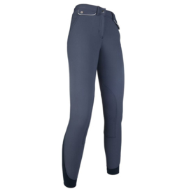 Rijbroek -Venezia EVA Flap- Stof knievlak- Donkerblauw