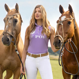 Polo shirt mouwloos Favouritas- Violet