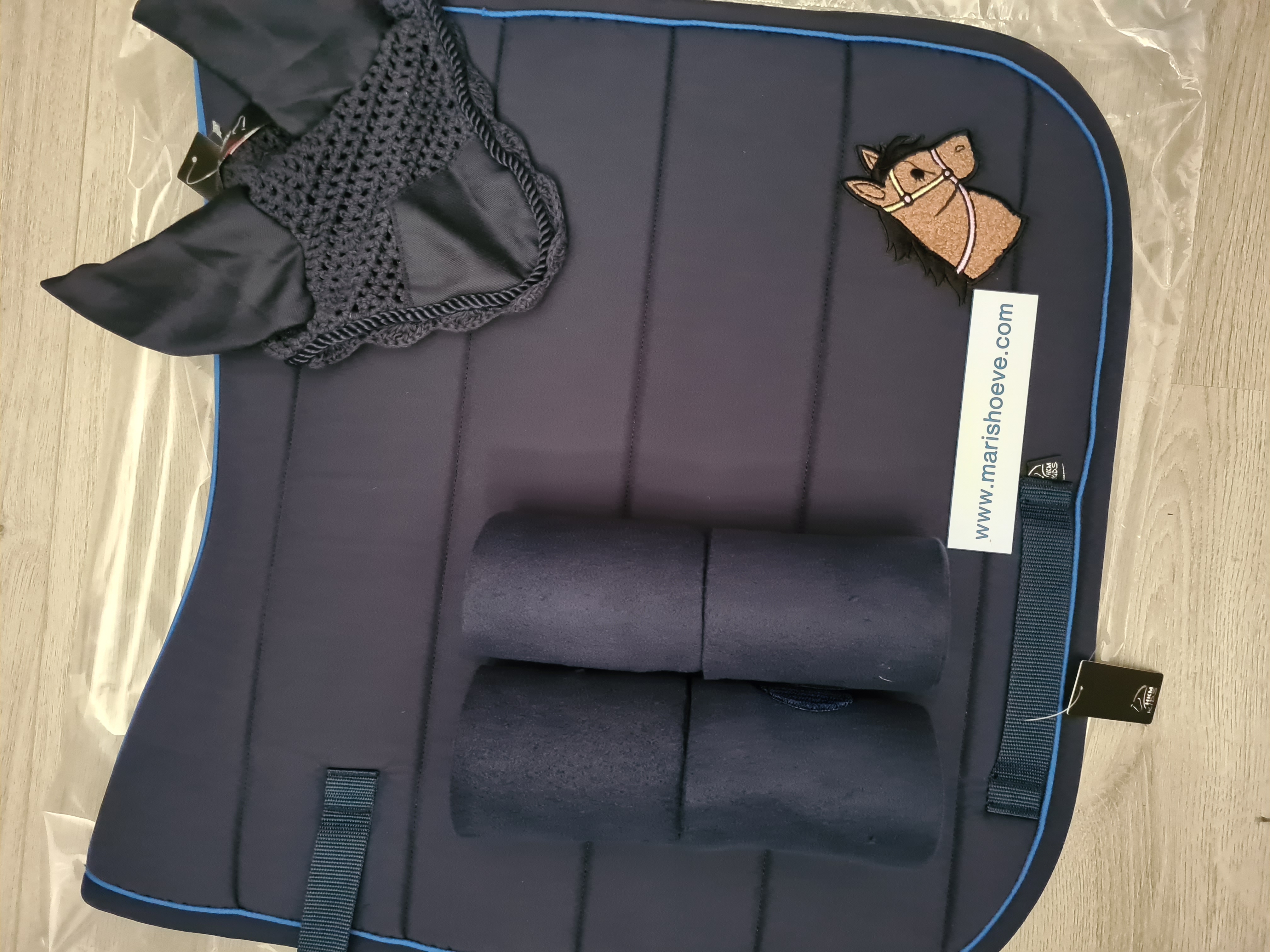 Luxe voordeel set mia blauw pony bandage!