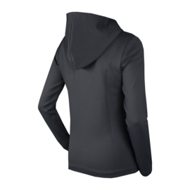 EQUESTRIAN PRO EMBOSSED HOODIE POLYGIENE- Antracite