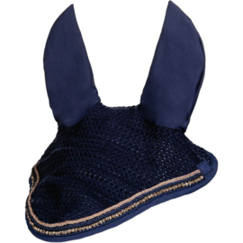 Oornet -Rosegold Glamour- Style-Donkerblauw-Rose