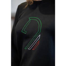 Shirt -Amalfi Horse Head- Zwart