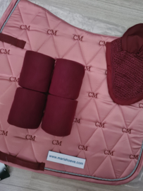 Luxe voordeel set Della Sera Rood bandage pony!