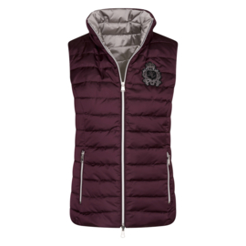 Bodywarmer omkeerbaar HVPFeline- Dark Berry