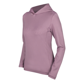 EQUESTRIAN PRO EMBOSSED HOODIE POLYGIENE- Grape