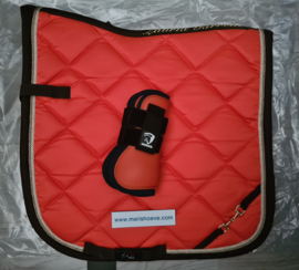 Zadeldek -Golden Gate- Bit- Oranje- pony MET GRATIS BESCHERMERS VOORBEEN!