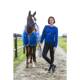 Shirt -Amalfi Horse Head- Kobalt