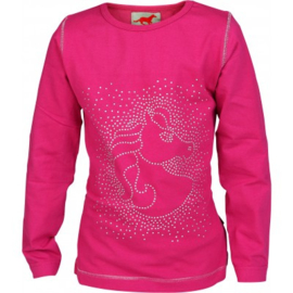 LONG SLEEVED T-SHIRT FLASH ROSE