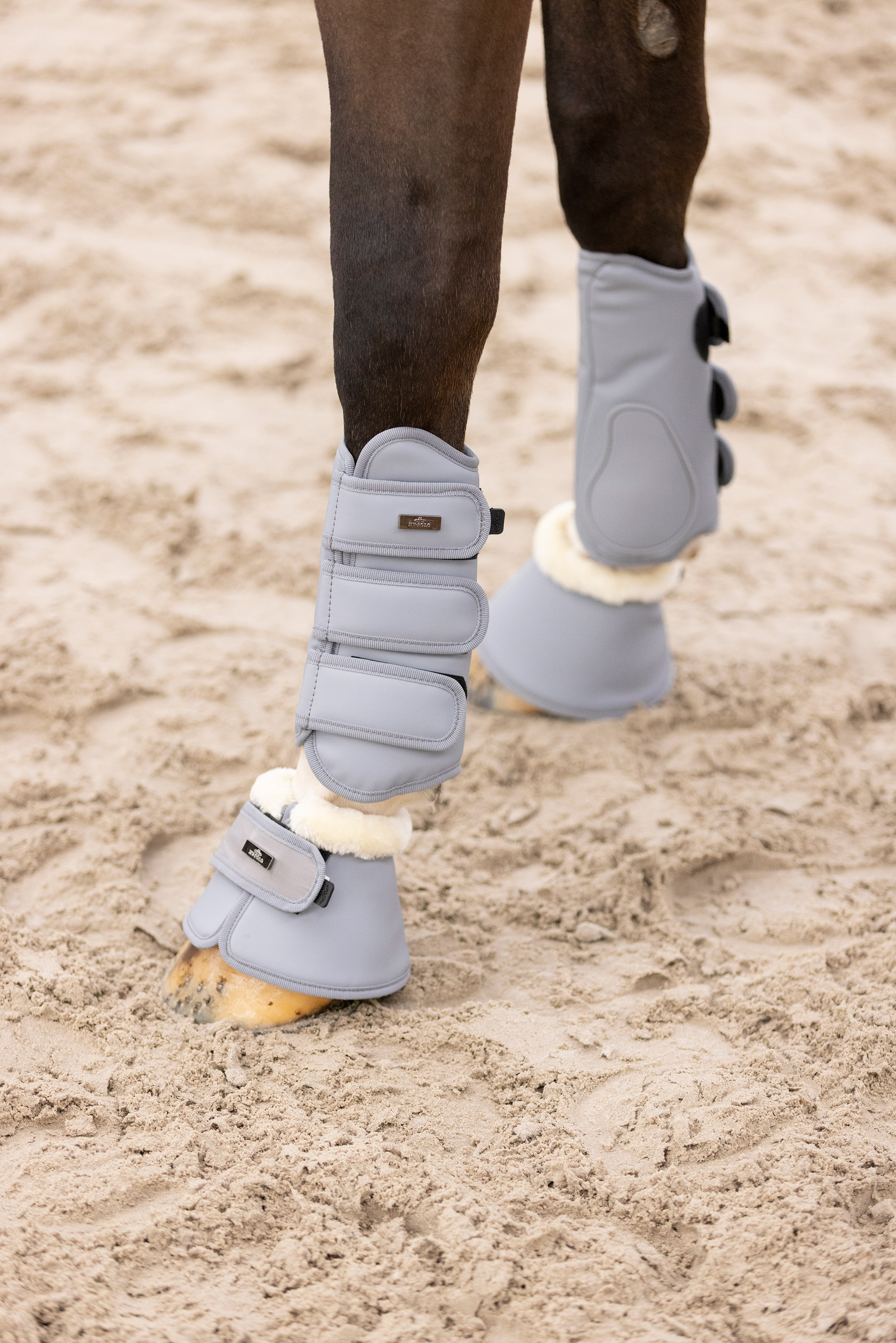 Dressuur peesbeschermers HVPFemke- cloud grey