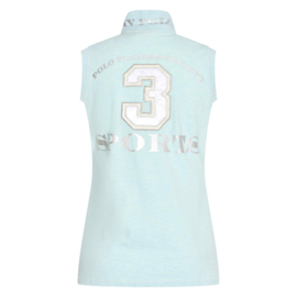Polo shirt mouwloos Favouritas-Tiffany melange