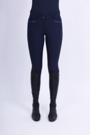 Riding breeches IRHEl Capone high waist winterwarm FullGrip- Navy