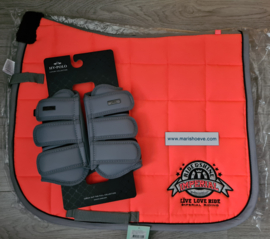 Luxe voordeel set Ride and Shine neon beschermer voorbeen cob 1!