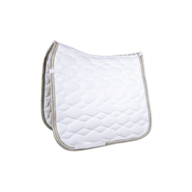 Zadeldek -Crystal fashion-Wit