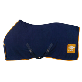 KNHS SHOWDEKEN FLEECE, MET BORSTFLAP- Blauw