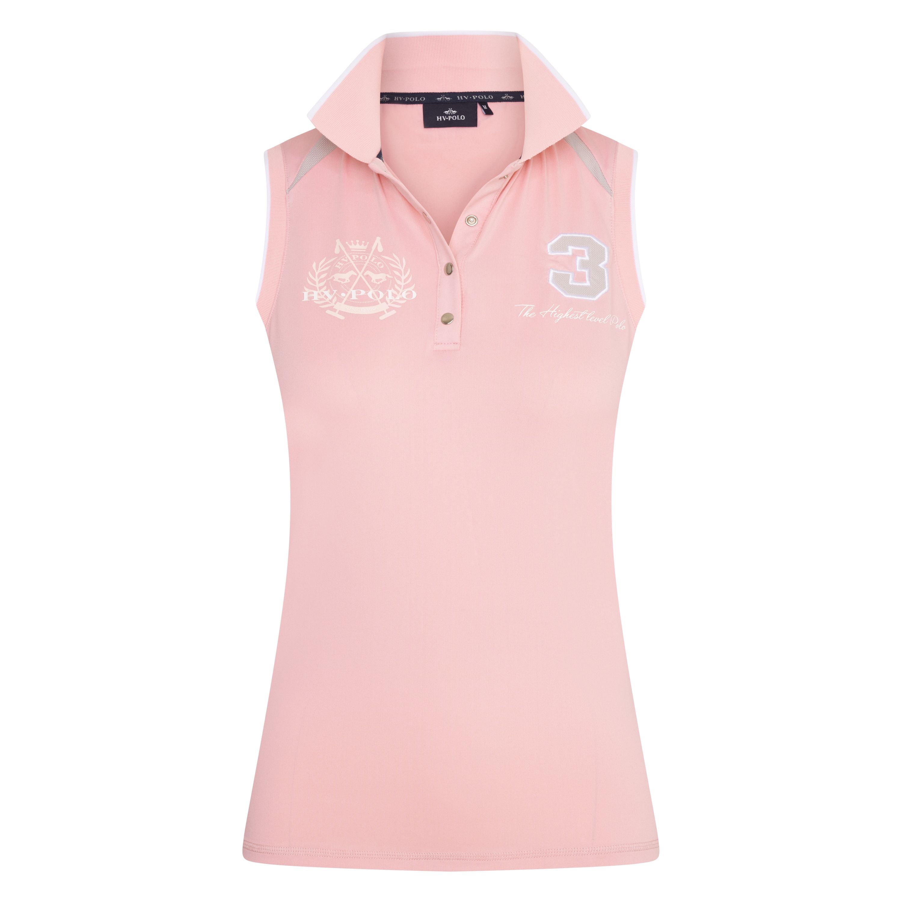 Poloshirt mouwloos Favouritas Tech- Happy Pink