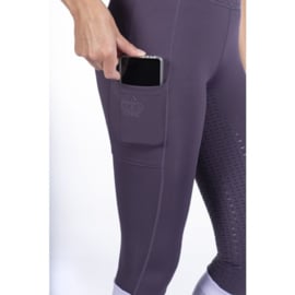 Rijleggings -Lavender Bay- Silicoonzit- Paars