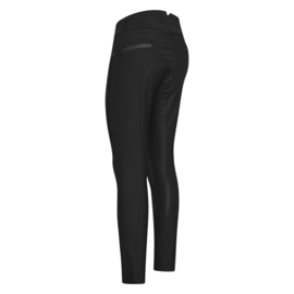 Riding breeches IRHEl Capone high waist winterwarm FullGrip- Zwart