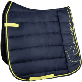 Schabracke -Equestrian-Navy-Neongeel