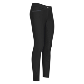 Riding breeches IRHEl Capone high waist winterwarm FullGrip- Zwart