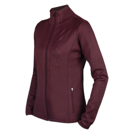 EQUESTRIAN PRO EMBOSSED VEST POLYGIENE- Wine