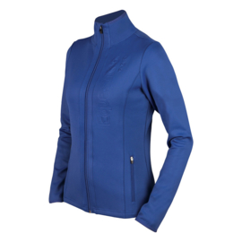 EQUESTRIAN PRO EMBOSSED VEST POLYGIENE- Blauw