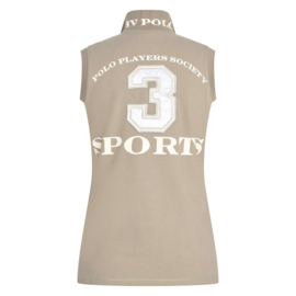 Polo shirt mouwloos Favouritas-Oil Green