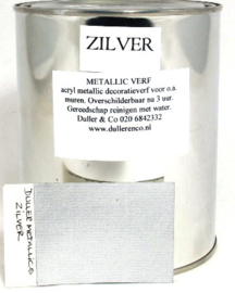 Zilververf - zilver metallic