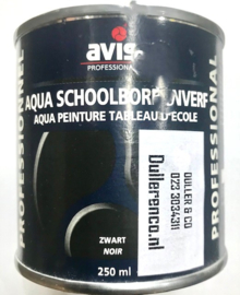 Schoolbordverf Aqua zwart Avis