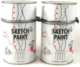 Sketch paint Whiteboard transparant mat 1 liter