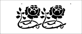 Sjabloon Roos bb34