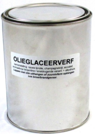 Oliesaus / Olieglaceerverf voor wit marmer