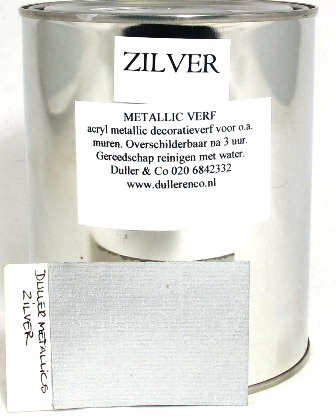 personeelszaken De daadwerkelijke Lyrisch Zilververf - zilver metallic | Goudverf | Duller & Co