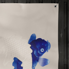Tuinposter koi karper