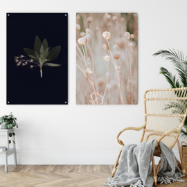 ​Dubbelzijdige kunst: Vintage herbs met het Bloeiend gras