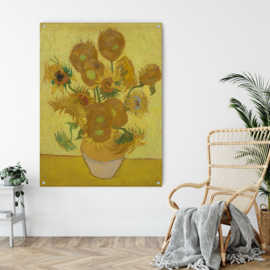 Zonnebloemen in vaas door Vincent van Gogh