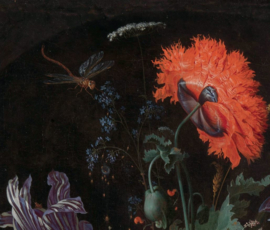 Dubbelzijdige kunst: De menagerie, Melchior d'Hondecoeter met Stilleven met bloemen
