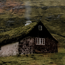 Boerderijtje op Faroe Islands