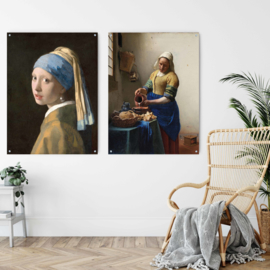 Dubbelzijdige kunst: Melkmeisje met Meisje met de parel van Vermeer