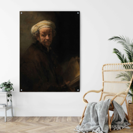 ​Dubbelzijdige kunst: Zelfportret van Jan Steen met Rembrandt van Rijn
