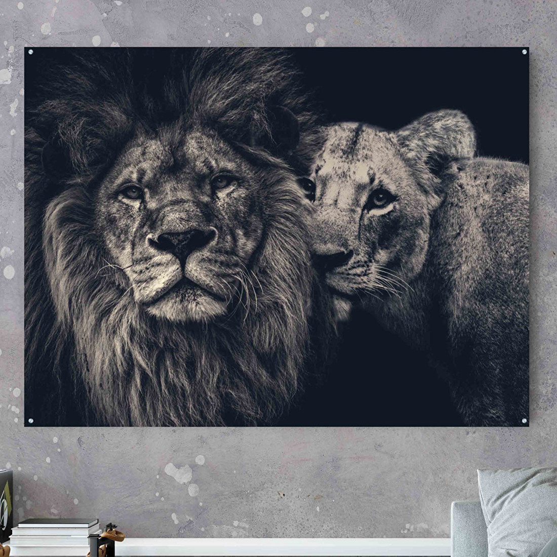 Schilderijen leeuw